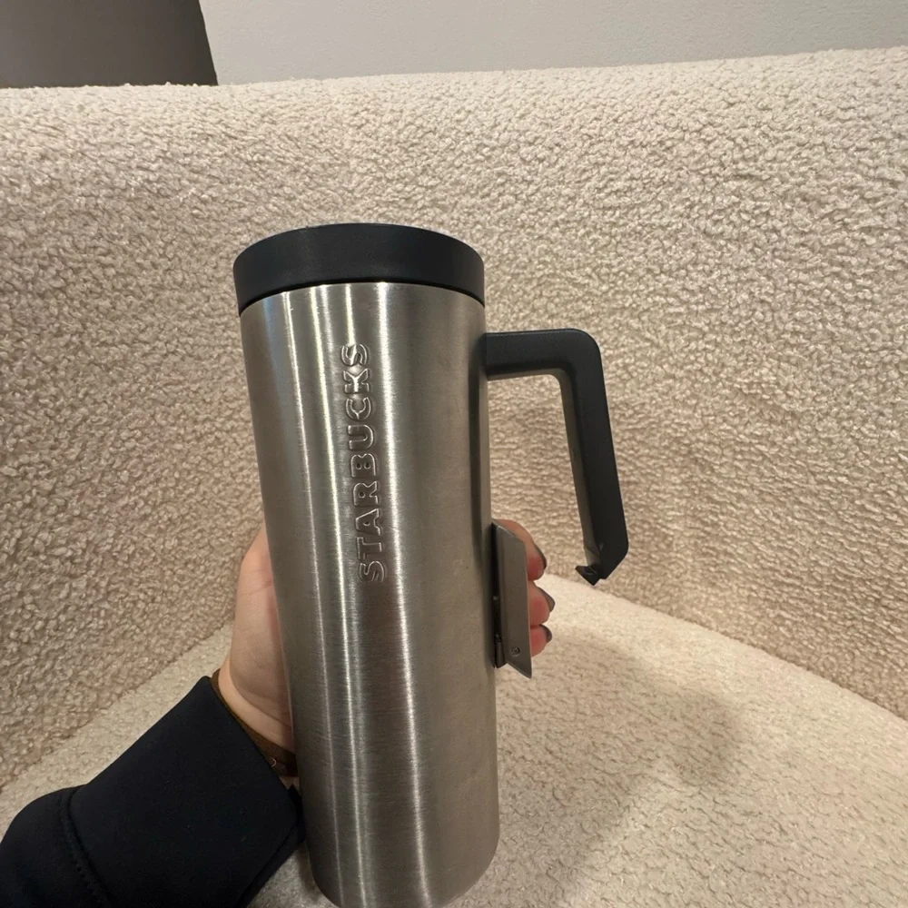 Starbucks Stainless Steel Travel Mug with Black Lid 16oz - Picture 3 of 7